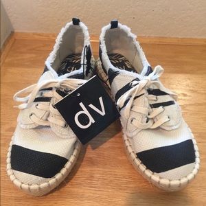 DV for Target striped tie espadrilles, NWT, 7.5